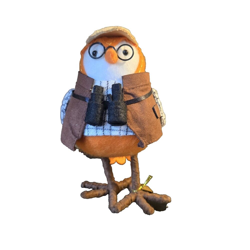 Target Featherly Friends Owl Fall Figurine 2021 Harvest Thanksgiving Decor 7"